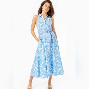 Lilly Pulitzer Chrisella Stretch Shirtdress
